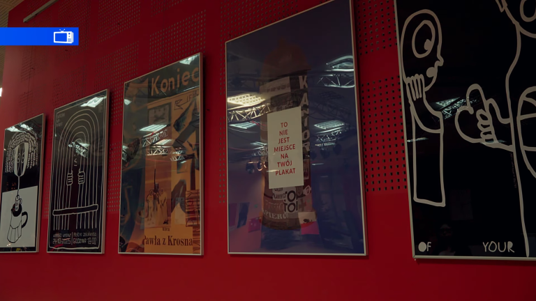 Wystawa plakatu w Studenckim Klubie WSPAK